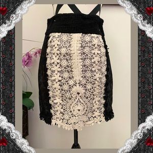Anthropologie Leifnotes Lace Overlays Skirt